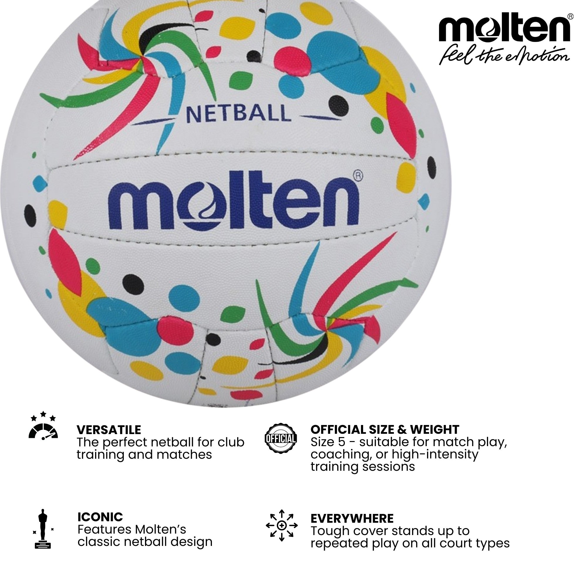 Molten Contender - Elite Club Netball