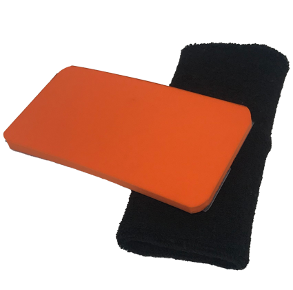 Mercian Hybrid Wristband : AC03 : Red : Black