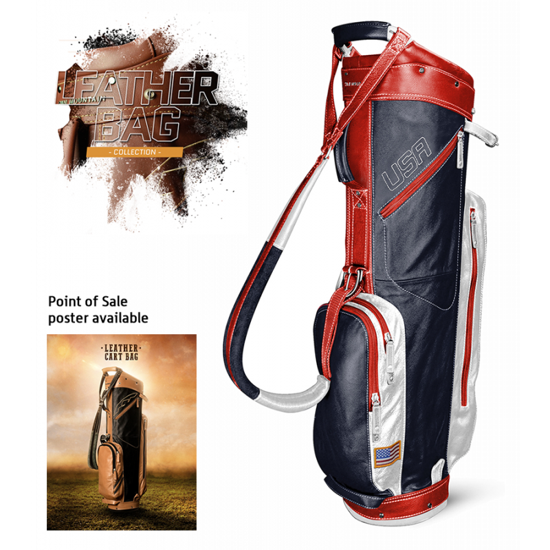 Sun Mountain Leather Cart Bag