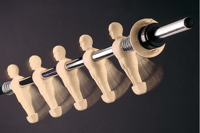 G-5000 Football Table with Telescopic Rods - Pear