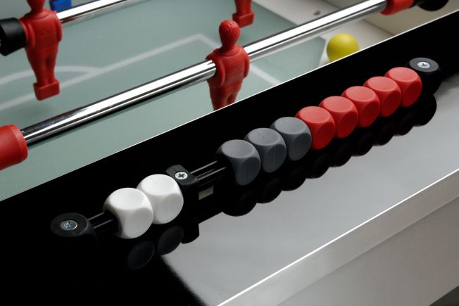 Pro Champion ITSF Football Table with Solid Rods & Sanded Glass Playing Field