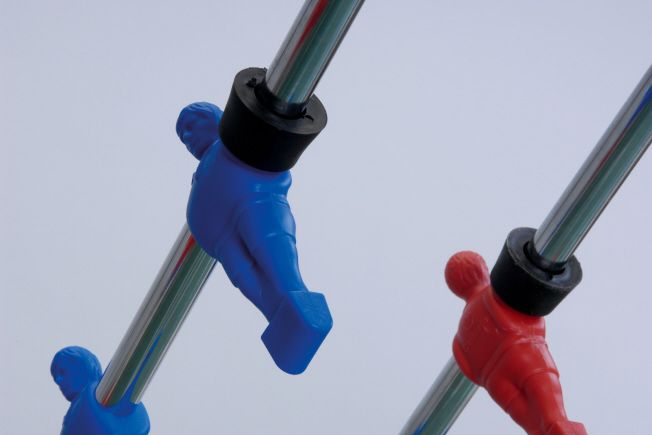 Pro Champion ITSF Football Table with Solid Rods & Sanded Glass Playing Field