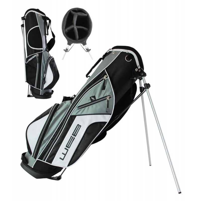 GO Junior Web Stand Bag - Grey