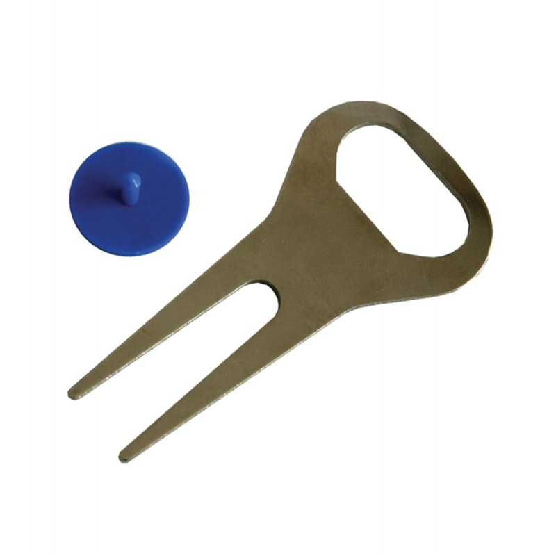 Metal Fork And Plastic Marker