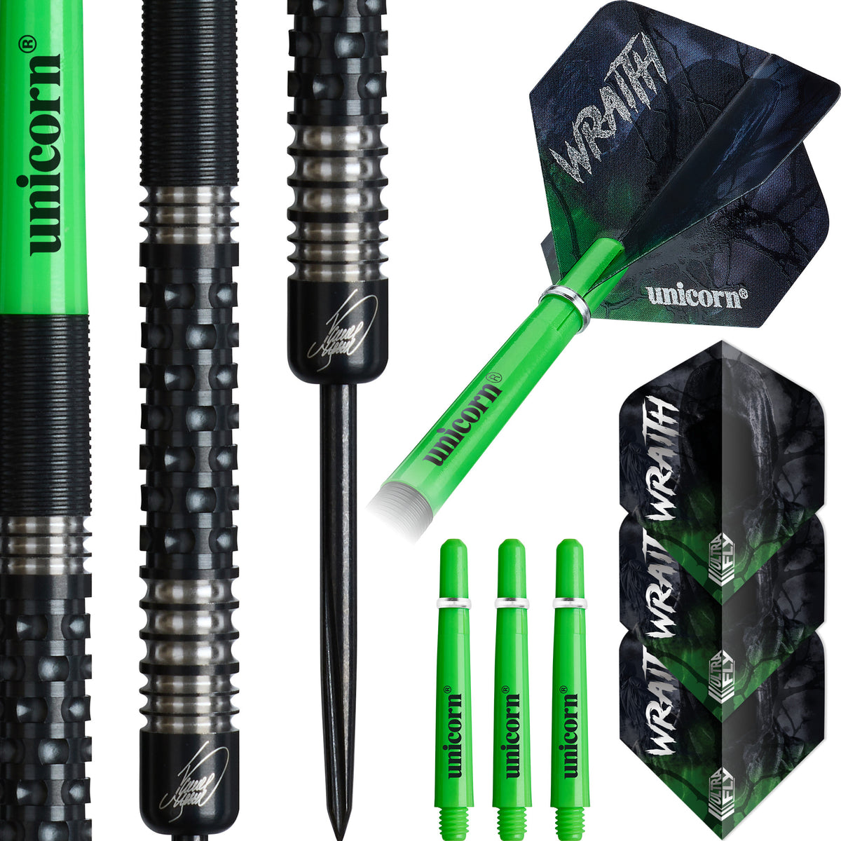 Unicorn James Wade Wraith Steel Tip Dart 90% Tungsten