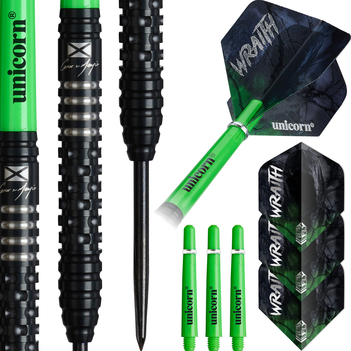 Unicorn Cameron Menzies Wraith Steel Tip Dart 90% Tungsten