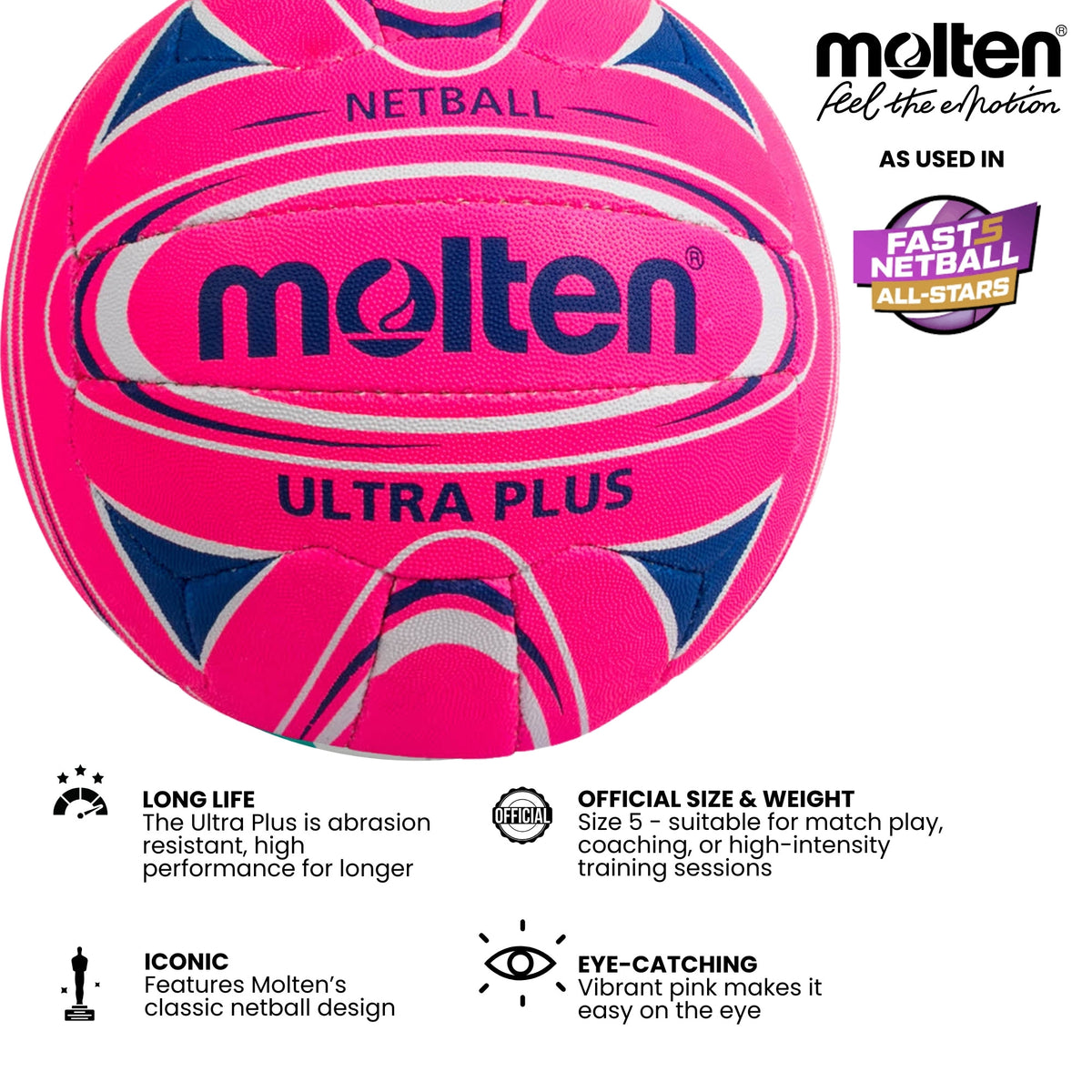Molten Ultra Plus - Fast5 All Stars Netball