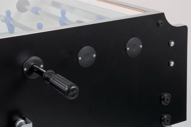 Class Football Table with Telescopic Rods, Sanded Glass Playing Field & Glass Top