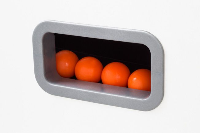 G-500 Pure White Football Table with Telescopic Rods and sanded glass playing field