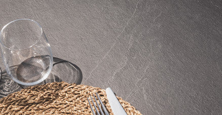 Play-Style Origin Outdoor Table Black Stone Finish Tops