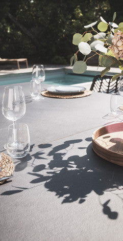 Play-Style Origin Outdoor Table Lined Tops