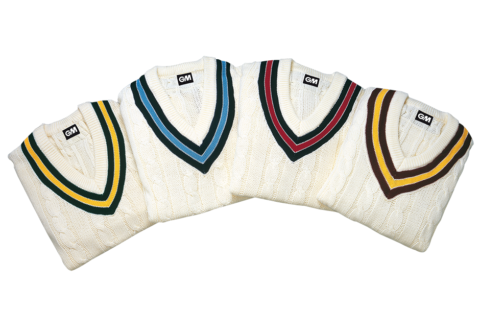 GM Cricket Sweater Trimmed Long Sleeve Senior