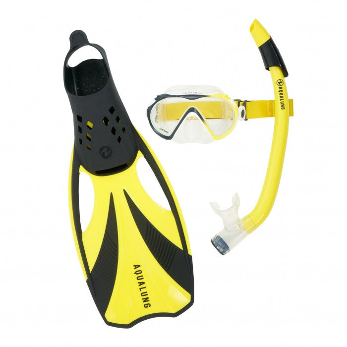 swim goggles with compass Aquasphere Compass Mask, Snorkel & Fins Senior