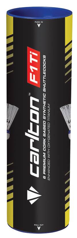 Carlton Shuttles F1 White (Sold as a Dozen)