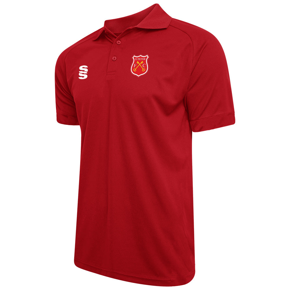St Peter FC - Dual Red Polo Shirt