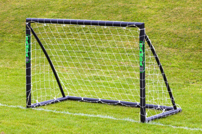 6ft x 4ft Viper BLACK Football Goal