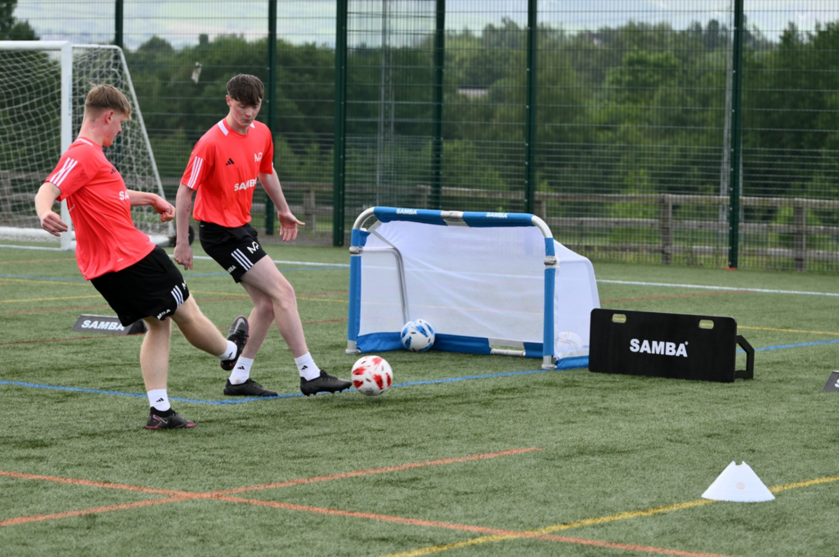 Samba 3v3 4ft x 2.5ft Aluminium Folding Football Goal