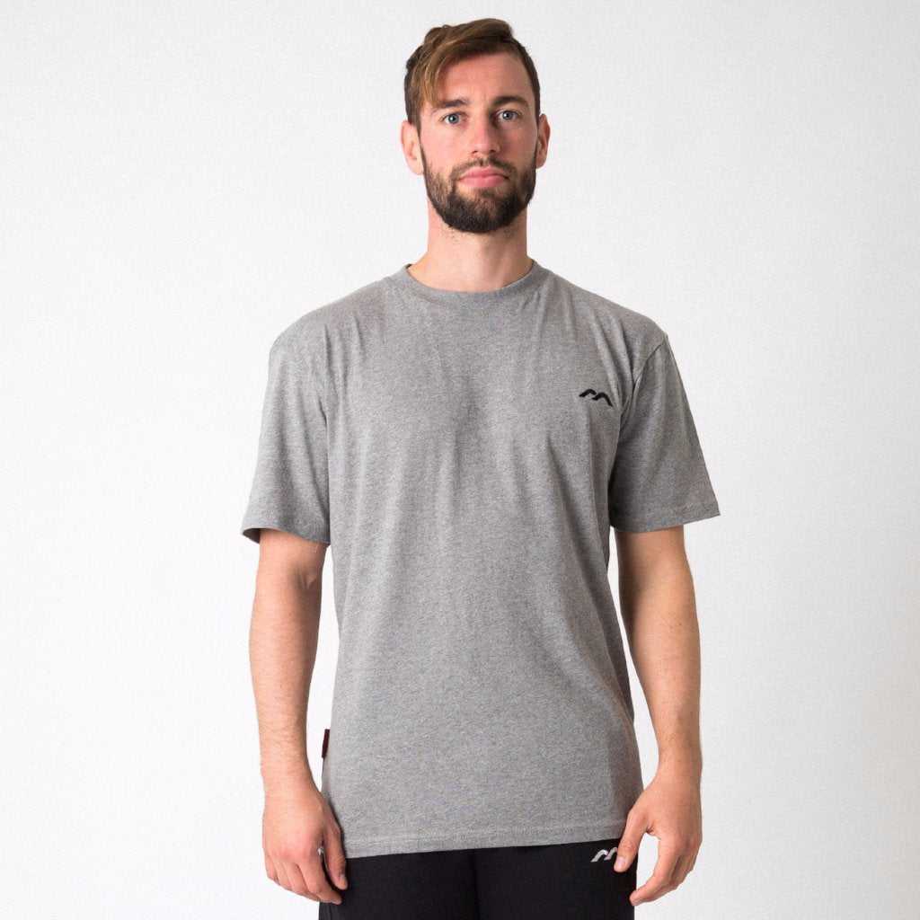 Mercian Cotton Tee Shirt : CLSP18TEE : grey : front view