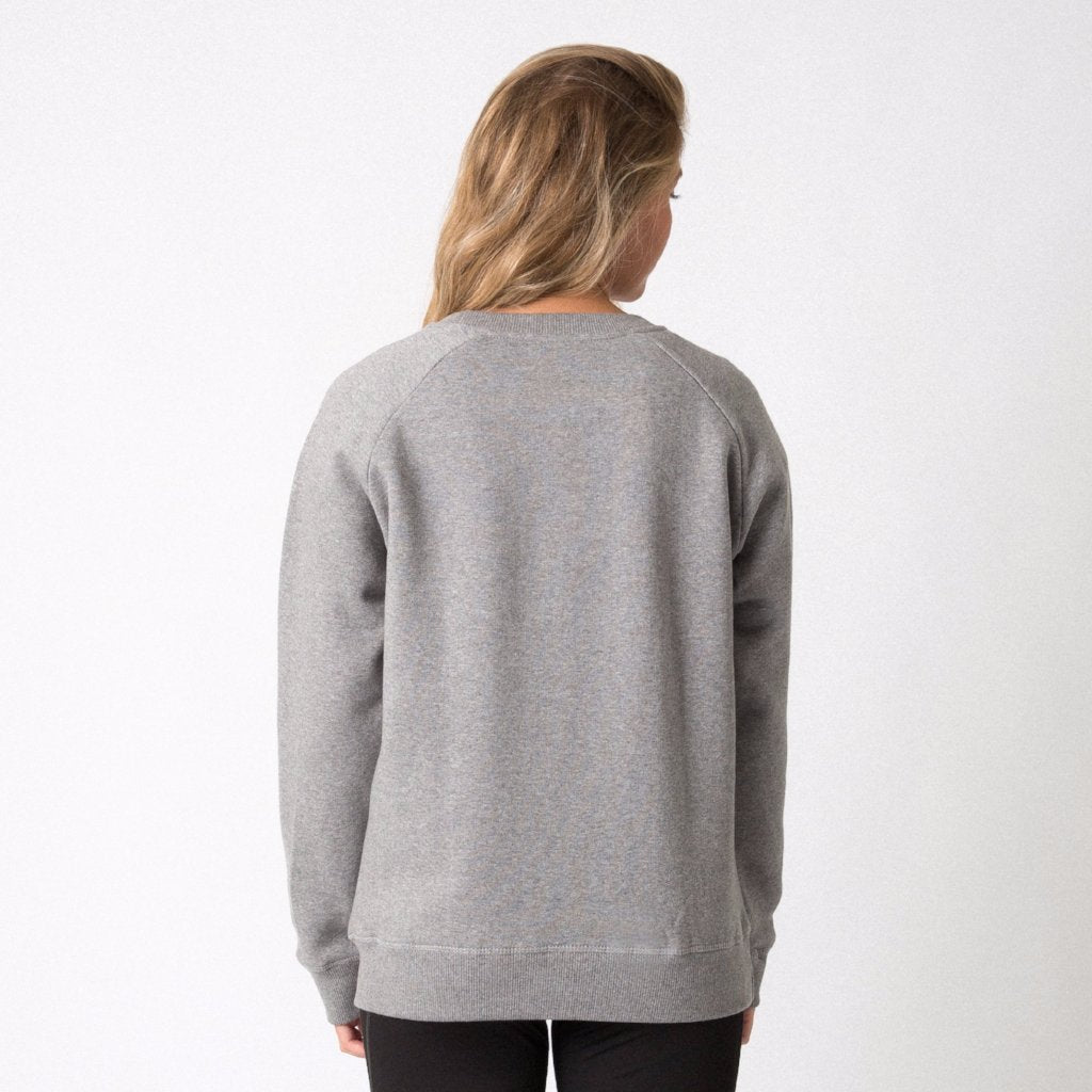 Mercian Ladies Sweater : CLSP18SWTL : grey : back view