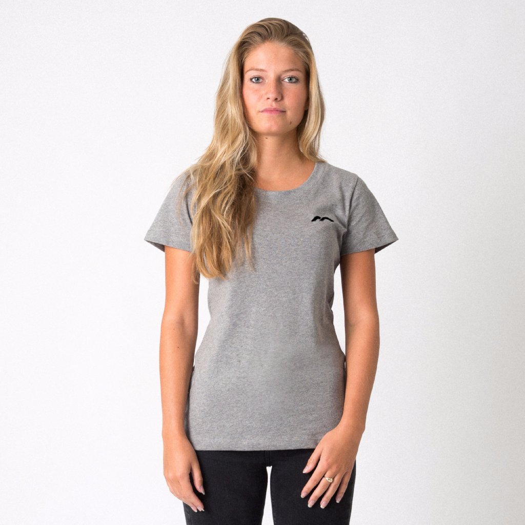 Mercian Ladies Tee Shirt : CLSP18TEEL : grey : front view