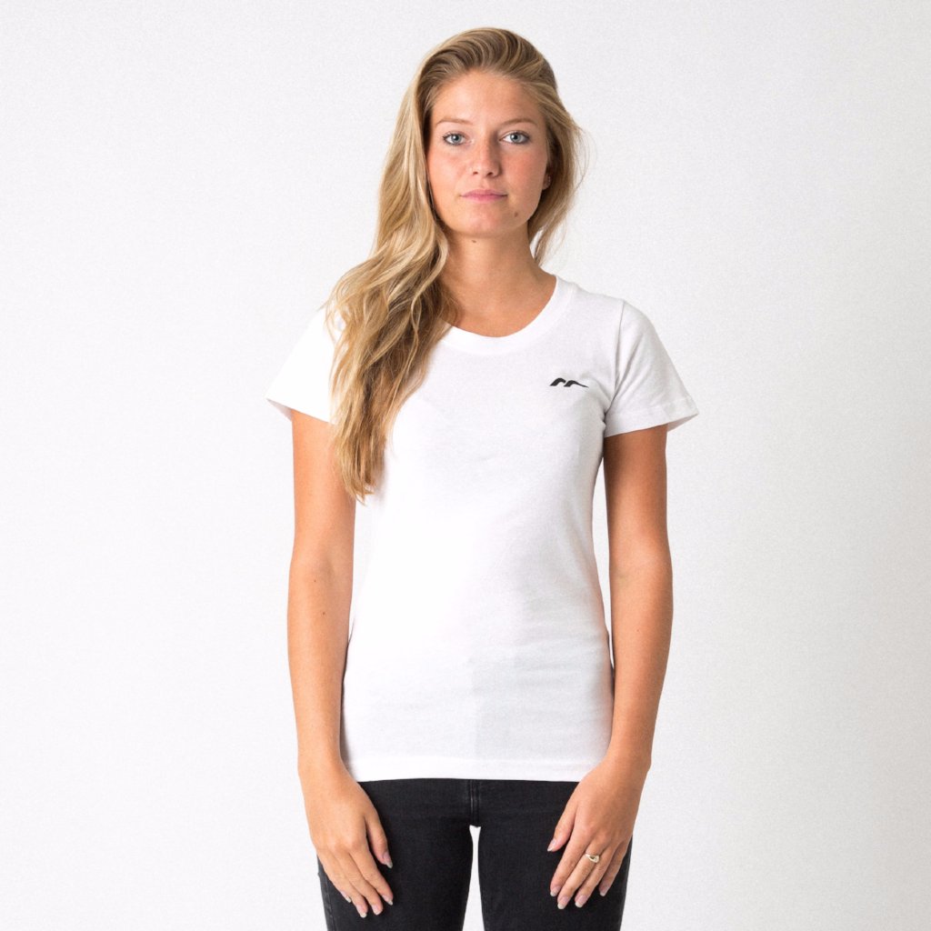 Mercian Ladies Tee Shirt : CLSP18TEEL - white : front view