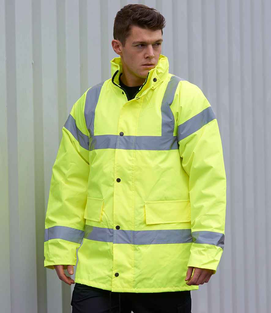 Portwest Hi-Vis Traffic Jacket - Yellow