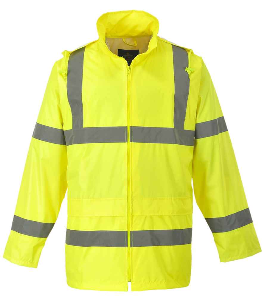 Portwest Hi-Vis Rain Jacket - Yellow