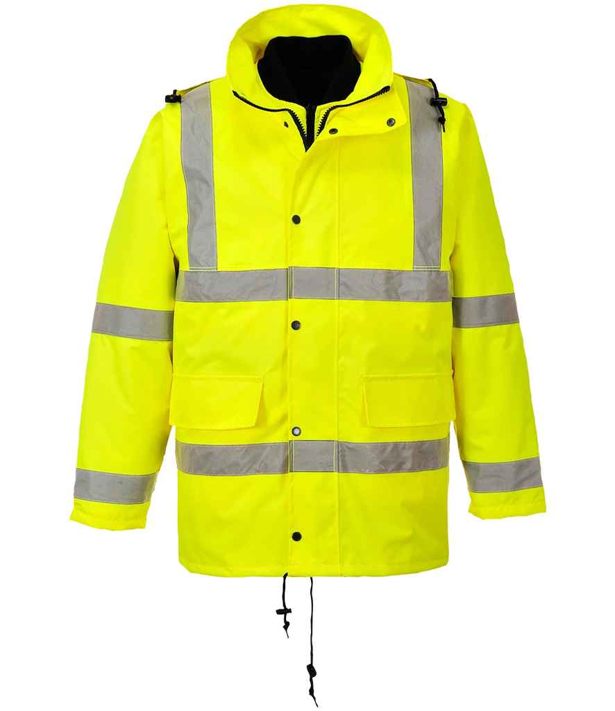Portwest Hi-Vis 4-in-1 Traffic Jacket - Yellow