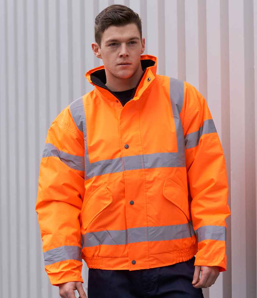 Portwest Hi-Vis GO/RT Bomber Jacket - Orange