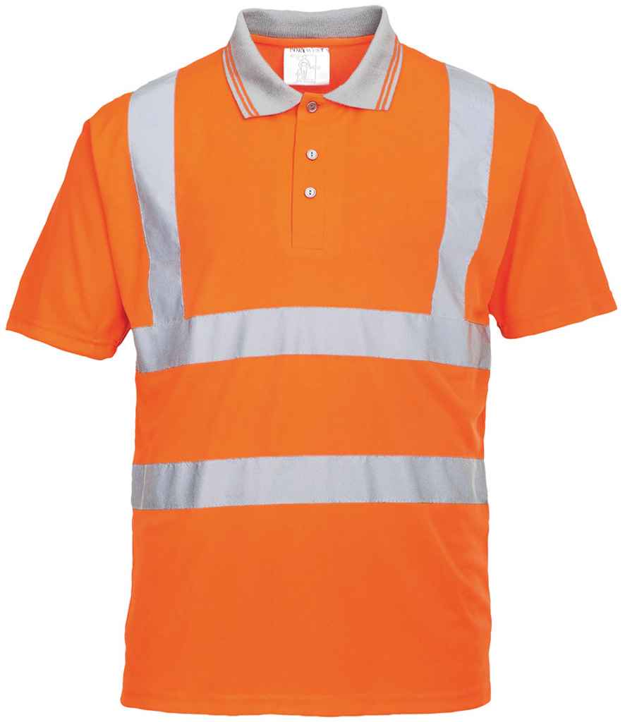Portwest Hi-Vis Polo Shirt - Orange