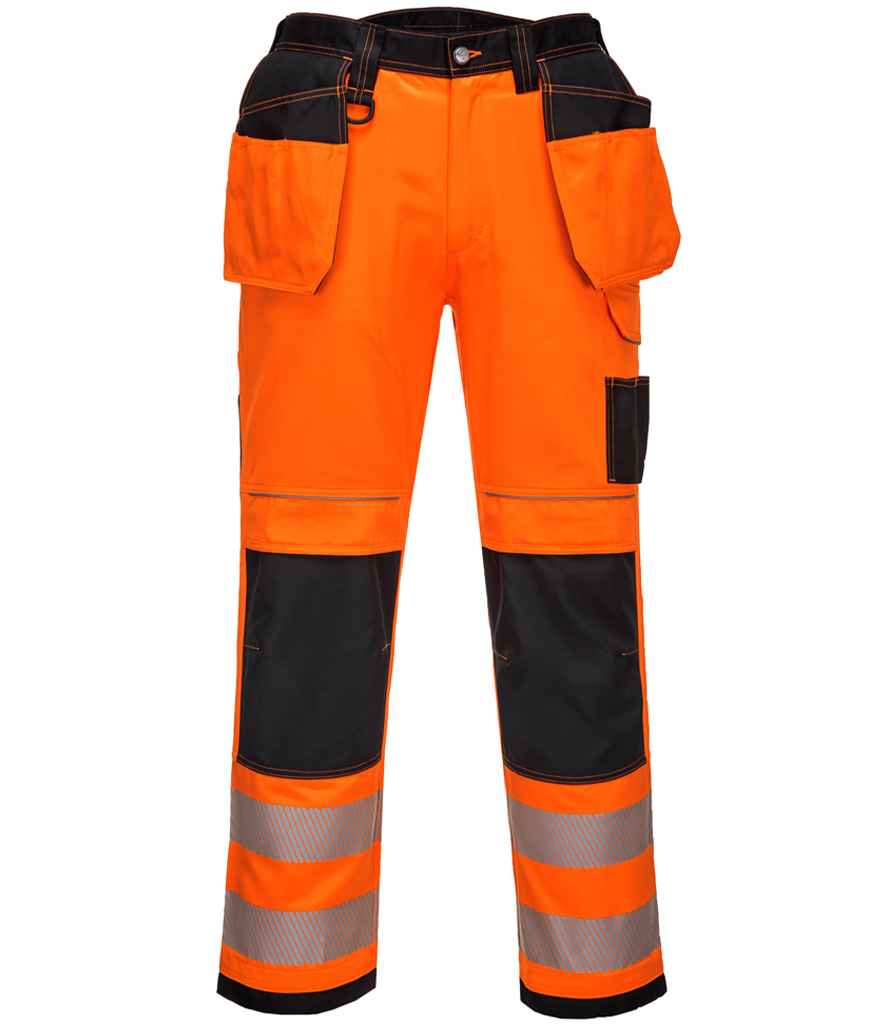 Portwest PW3 Hi-Vis Trousers - Orange/Black