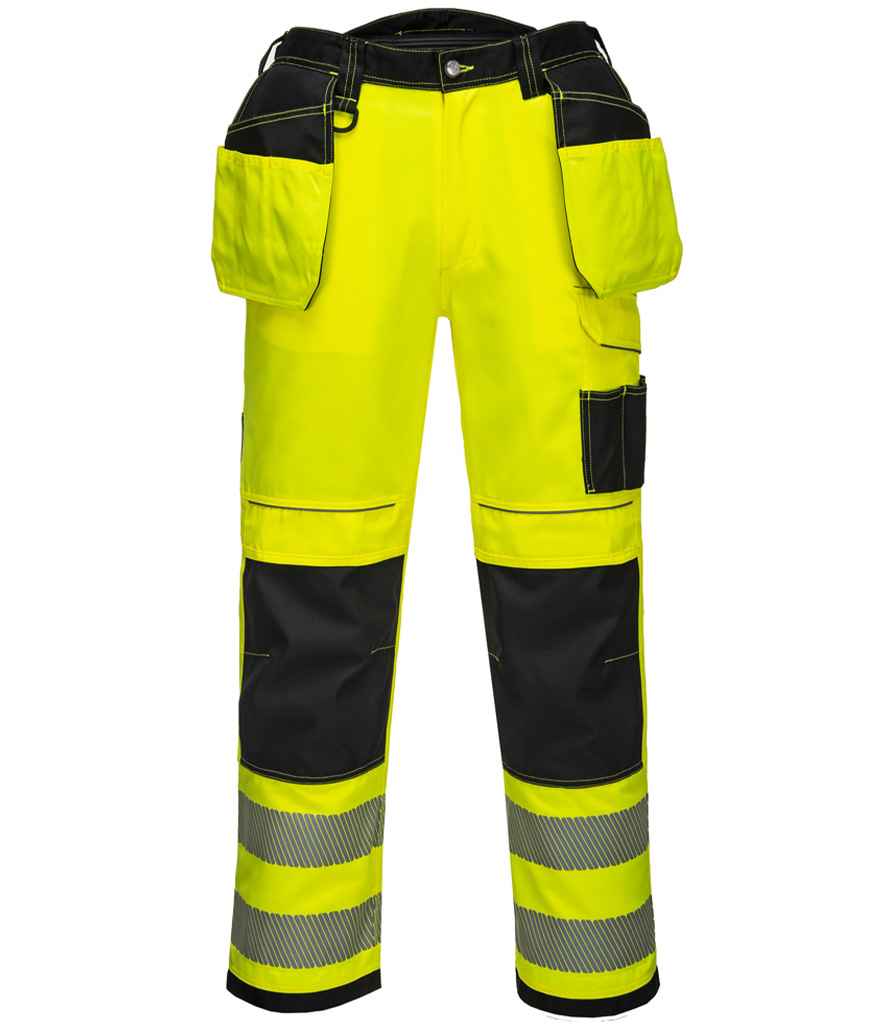 Portwest PW3 Hi-Vis Trousers - Yellow/Black