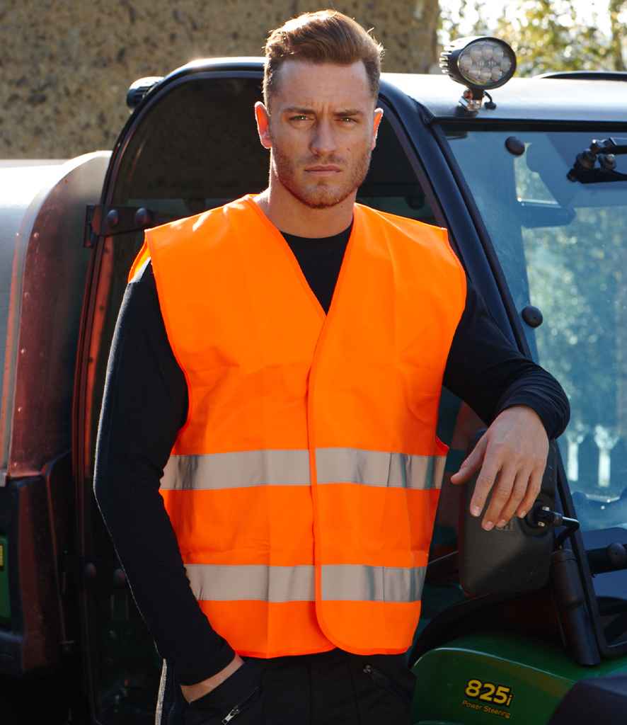 Portwest Hi-Vis Two Band Vest - Orange