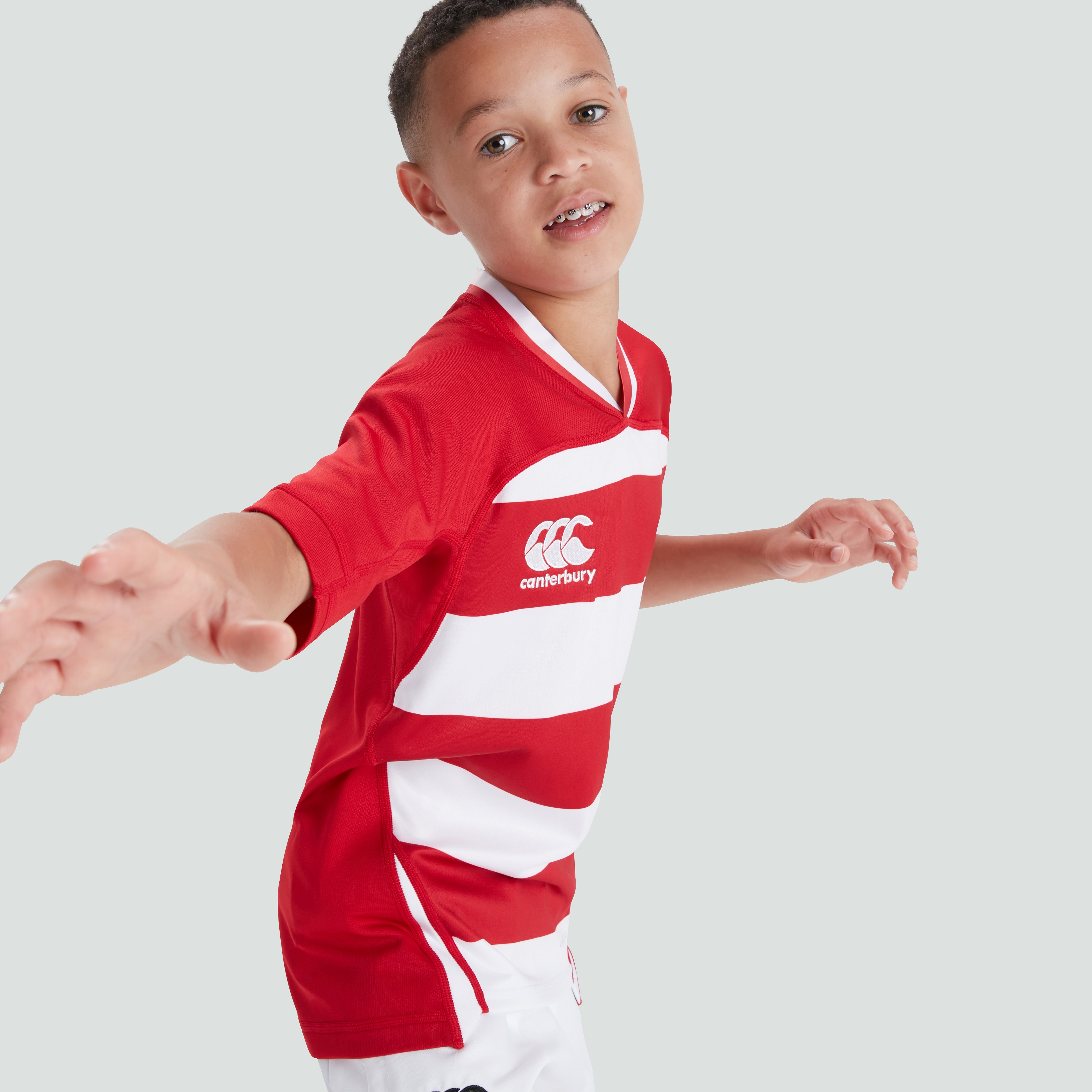 Canterbury Kids Vapodri Hooped Evader Jersey