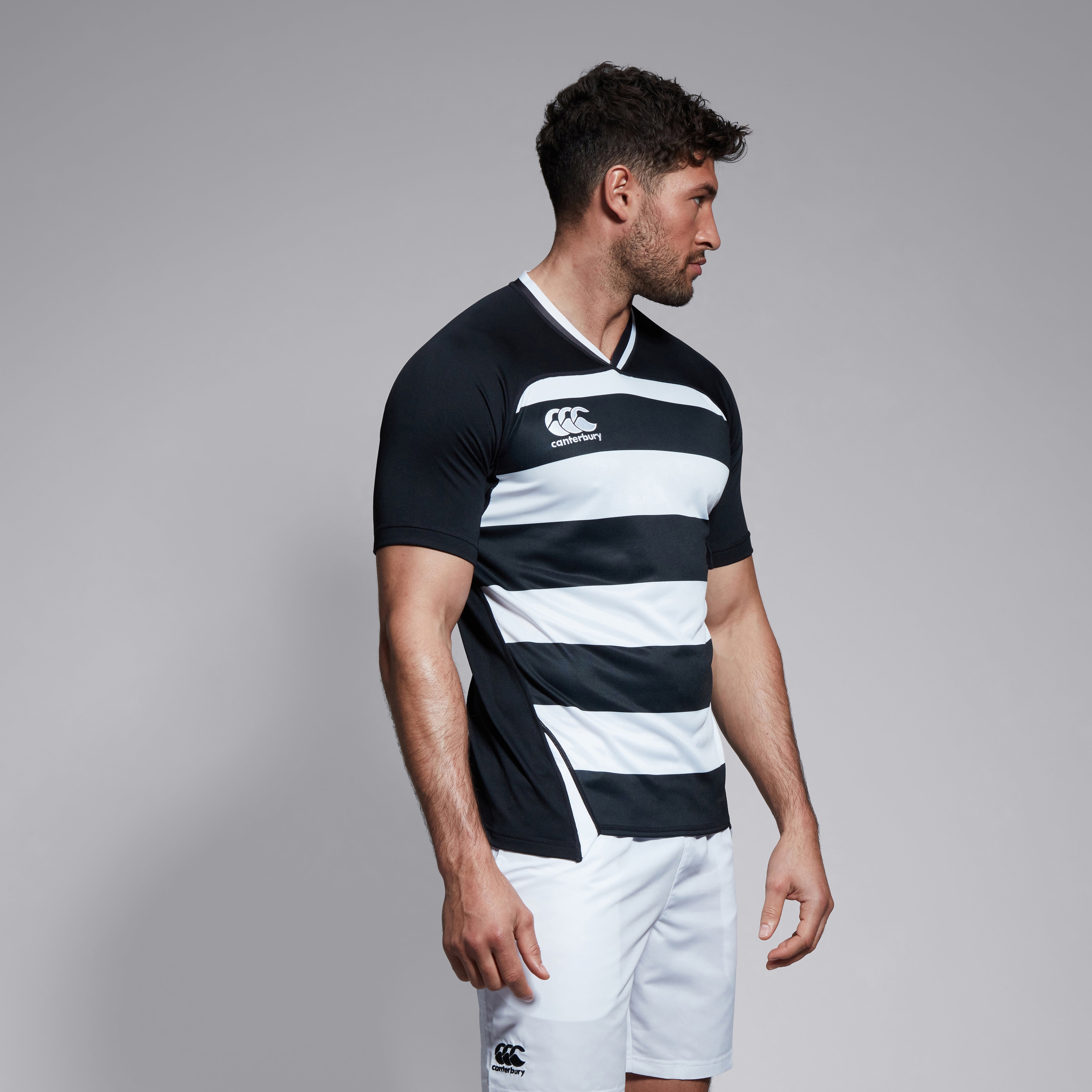 Canterbury Adult Male Vapodri Hooped Evader Jersey