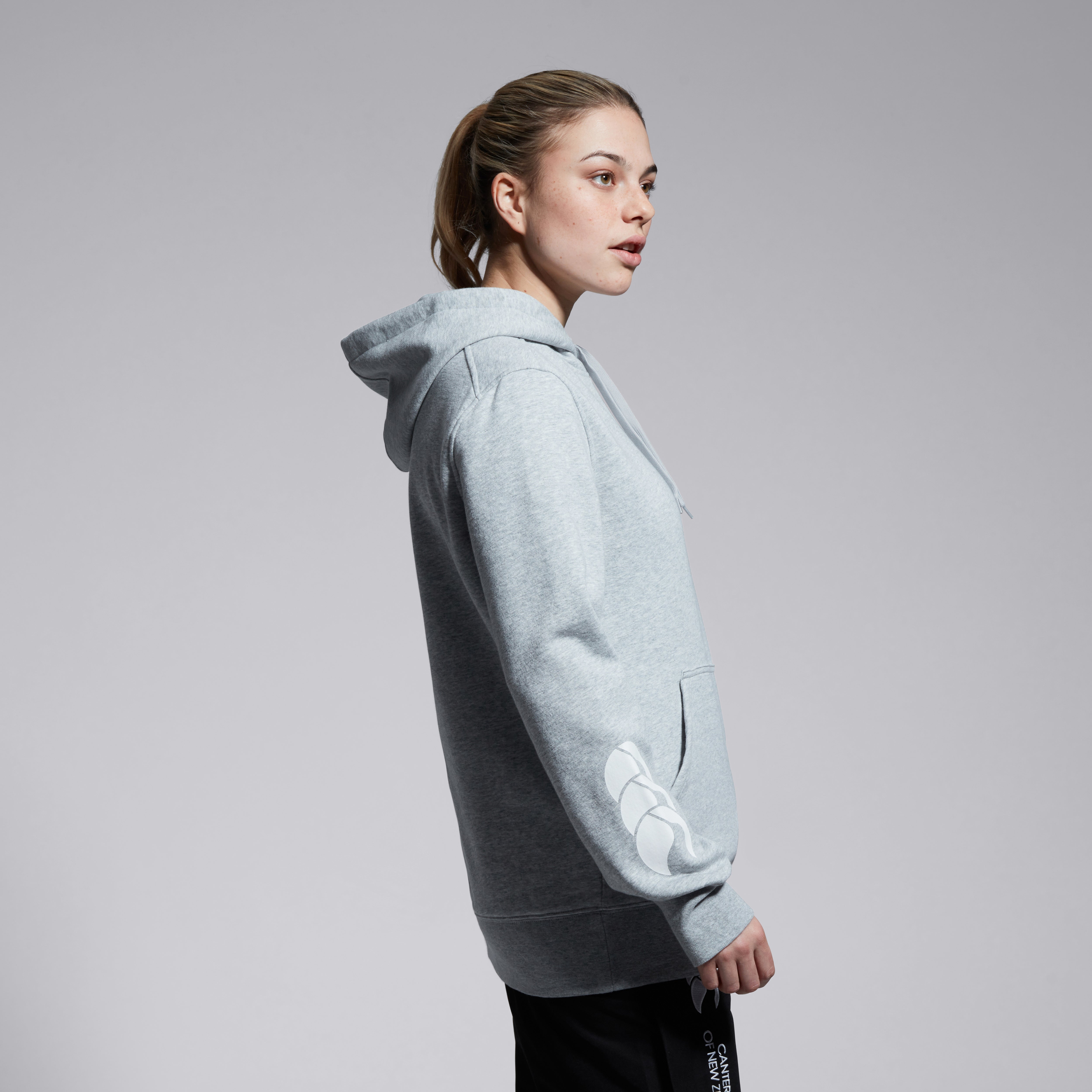 Canterbury Club Lightweight Hoodie Af Grey Marl