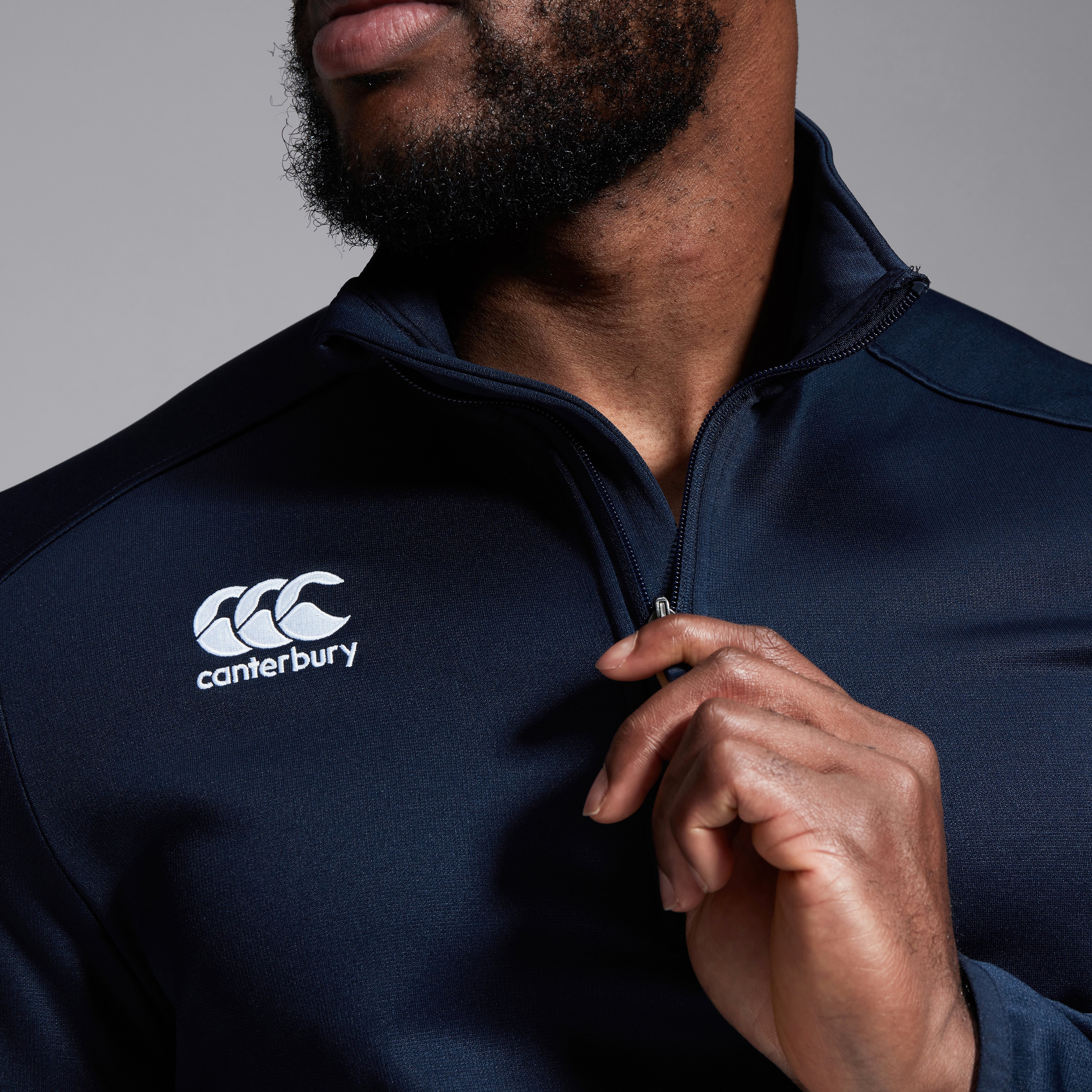 Canterbury Adult Male Club Quarter-zip Midlayer Training Top