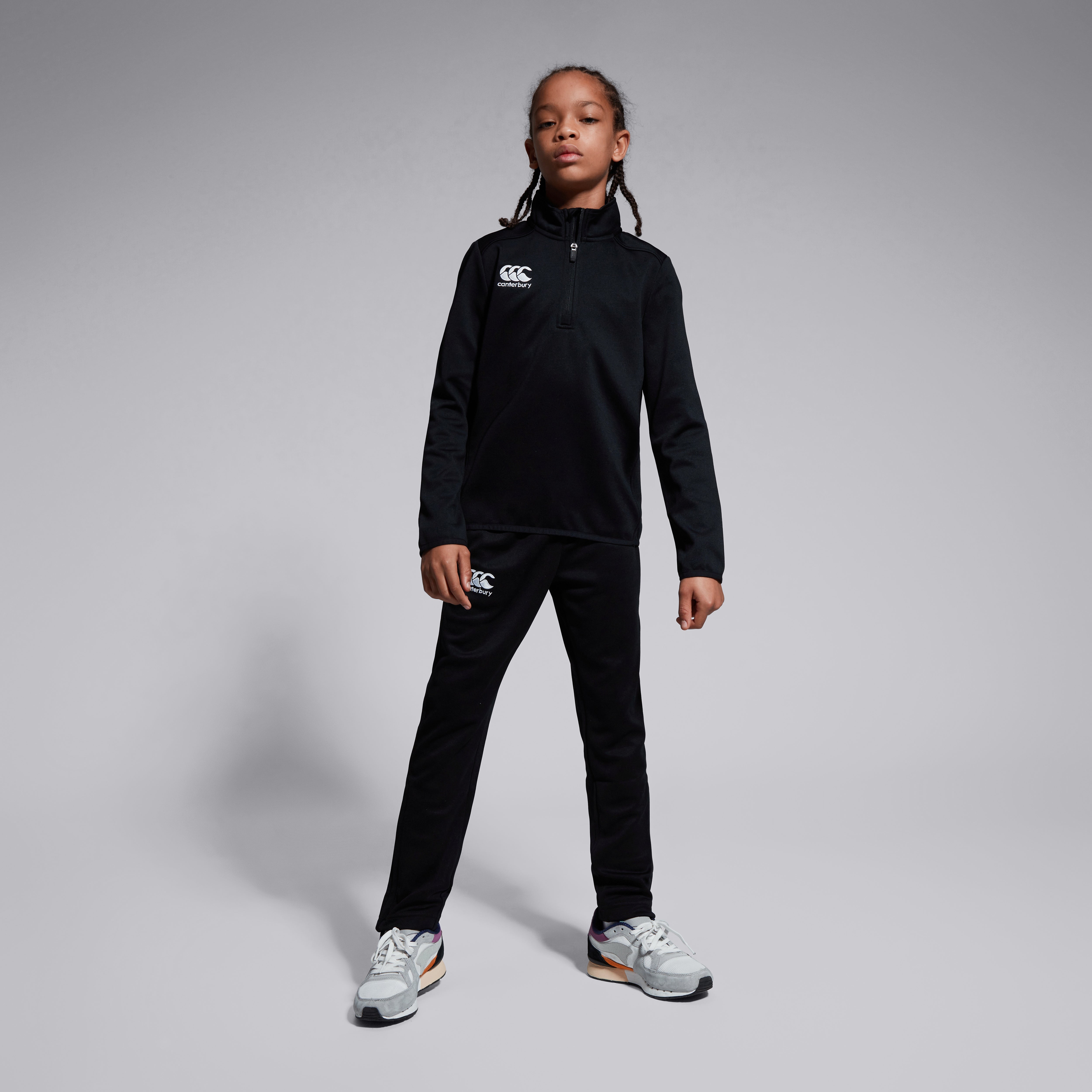 Canterbury Kids Unisex Club Quarter-zip Midlayer Training Top