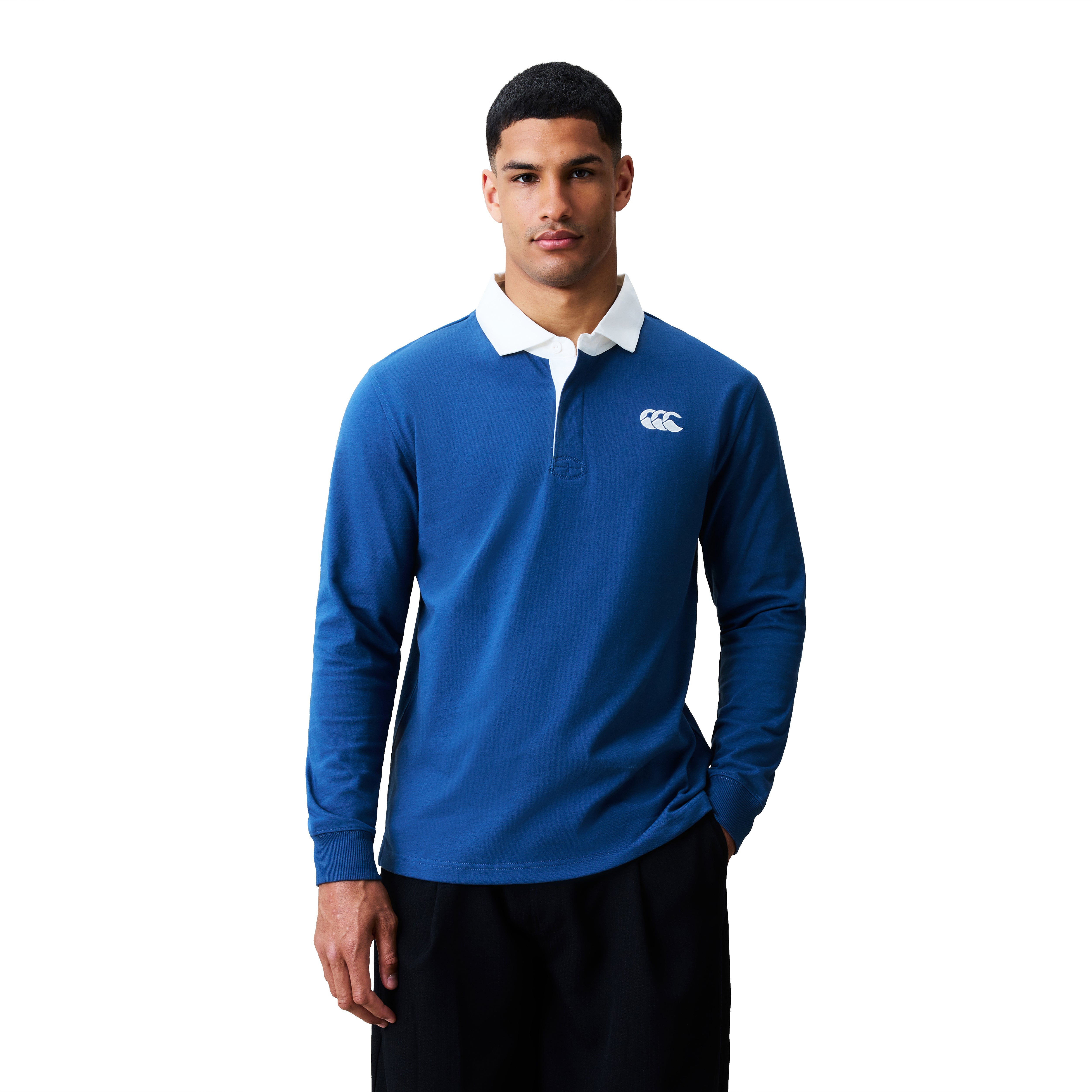 Canterbury Solid Dye Rugby Jsy Ensign Blue