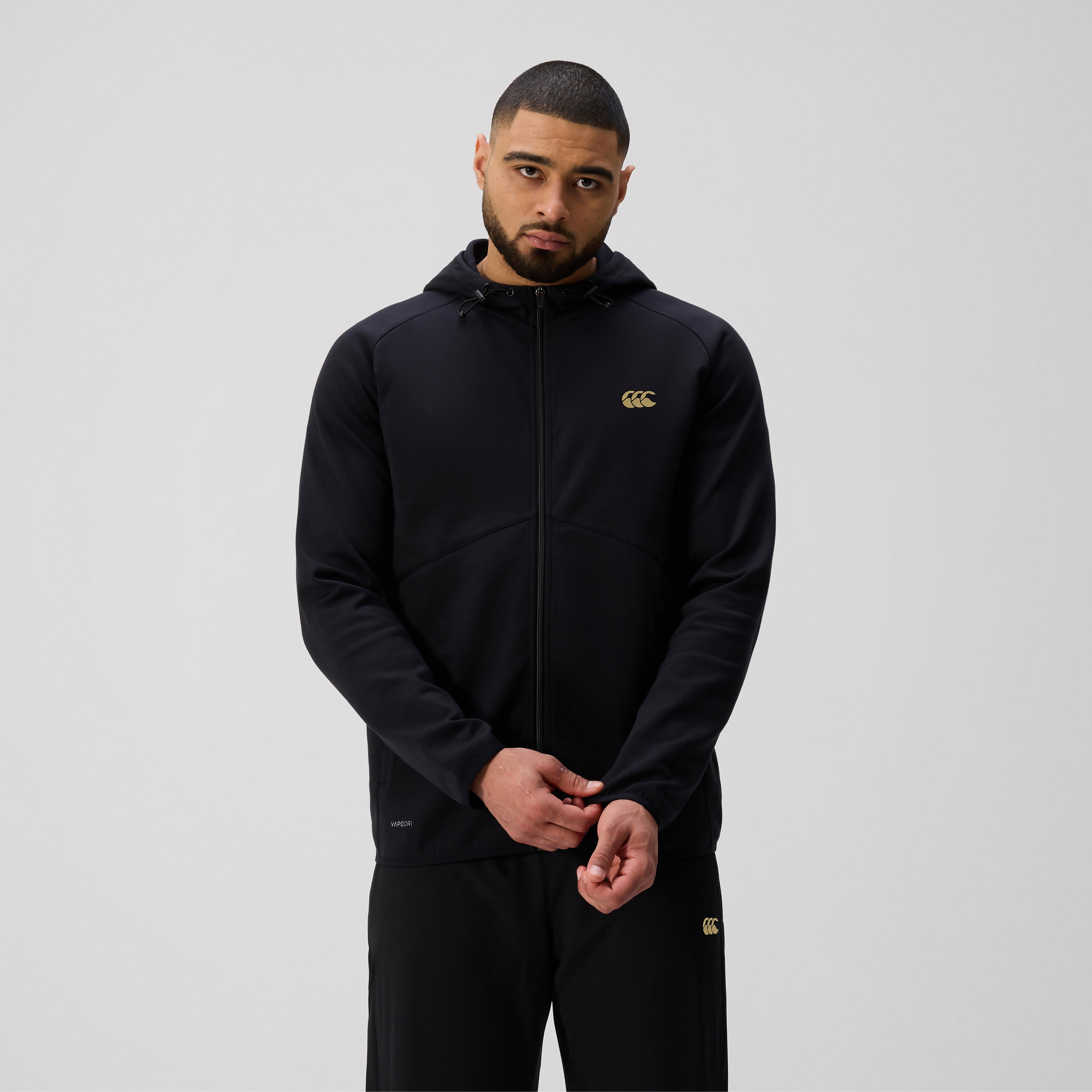 Canterbury Tempo+ Fz Hoodie Am Black