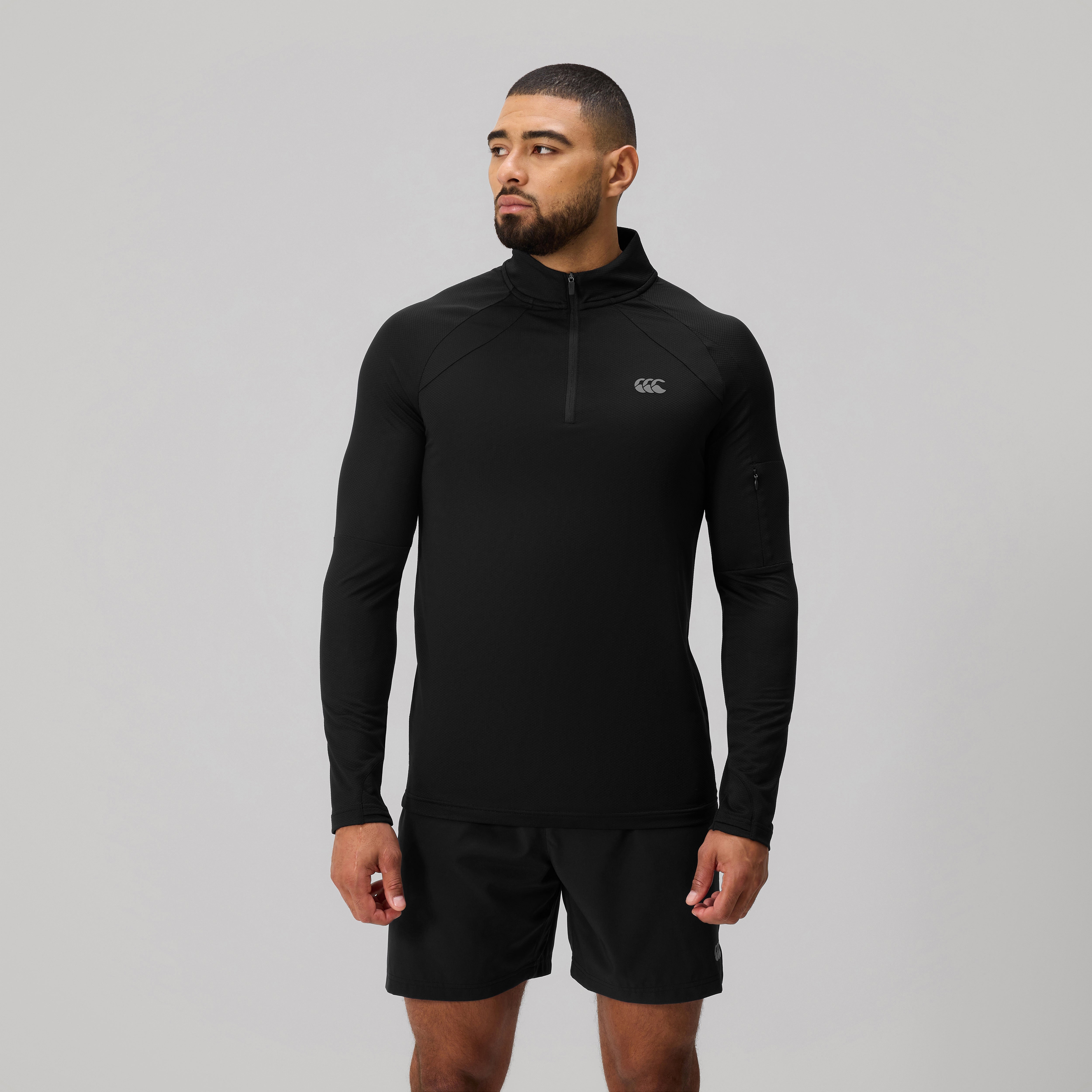 Canterbury Tempo Qz 1st Layer Am Blk