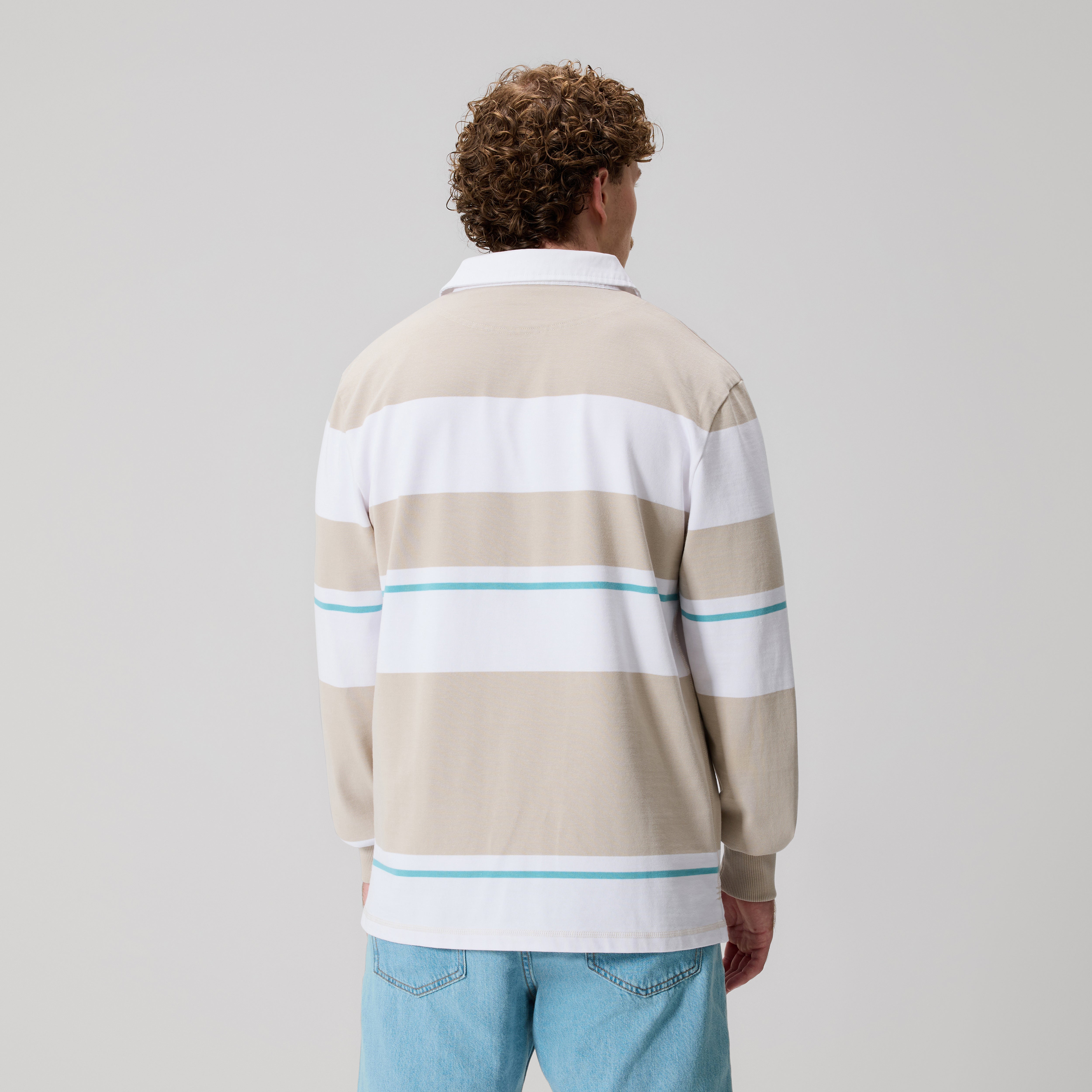 Canterbury CCC Multi Stripe Rugby Am Taupe