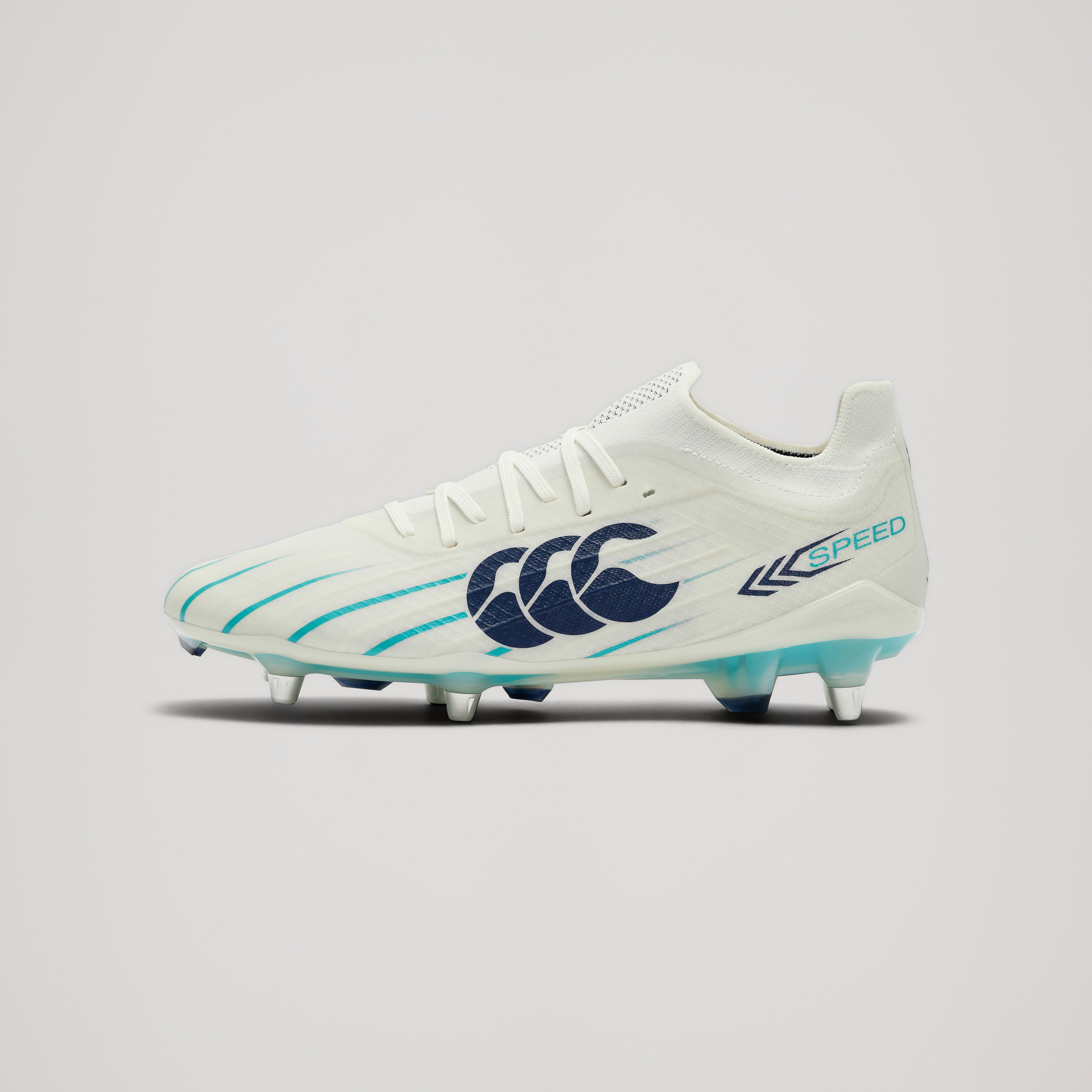 Canterbury Speed Falcon. 2.0 Elite Soft Ground Adult Unisex White/green