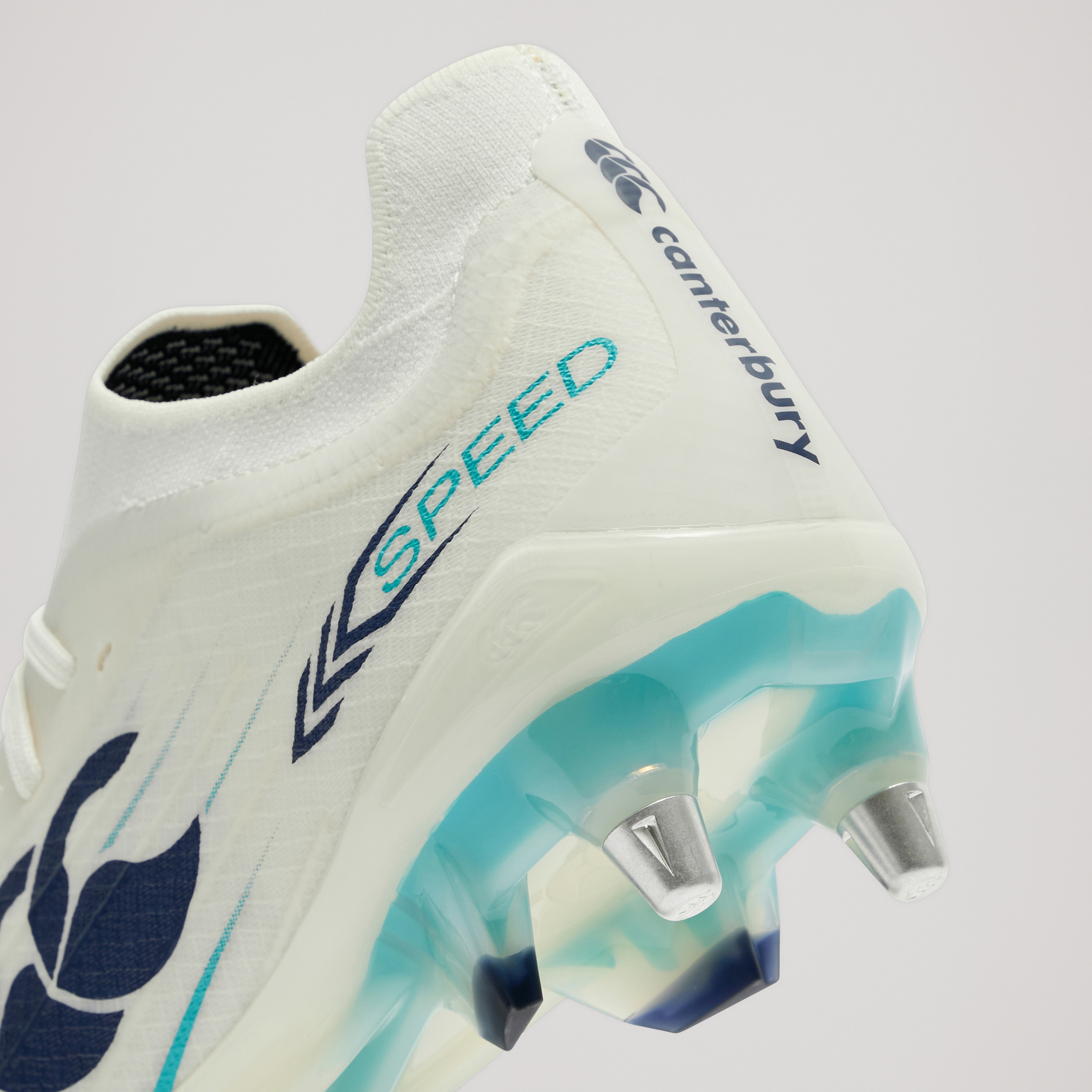 Canterbury Speed Falcon. 2.0 Elite Soft Ground Adult Unisex White/green
