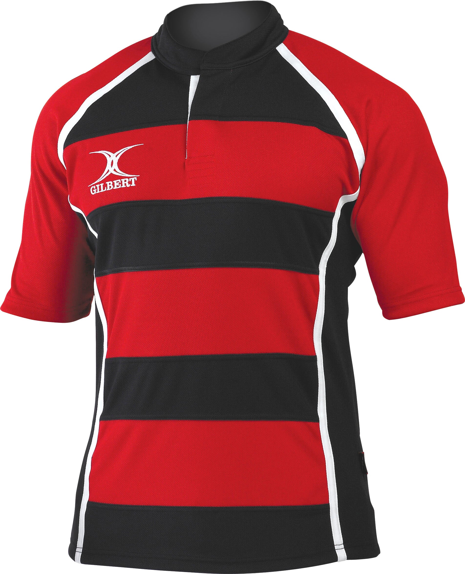 Gilbert Xact Hooped Shirt Jnr