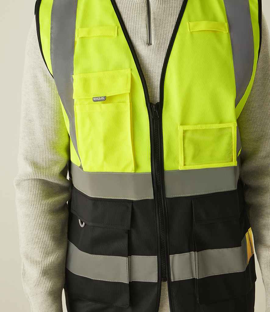 Regatta High Visibility Pro Executive Vest - Yellow/Black