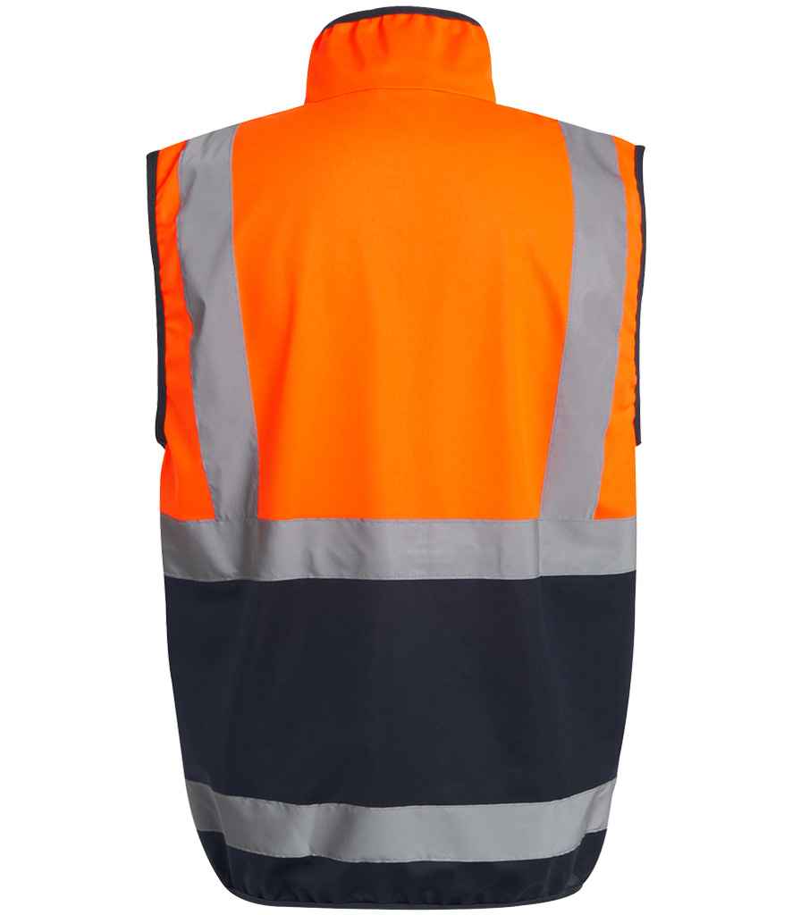 Regatta High Visibility Pro Full Zip Gilet - Orange/Navy