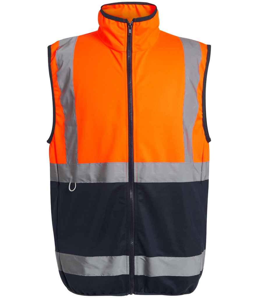 Regatta High Visibility Pro Full Zip Gilet - Orange/Navy