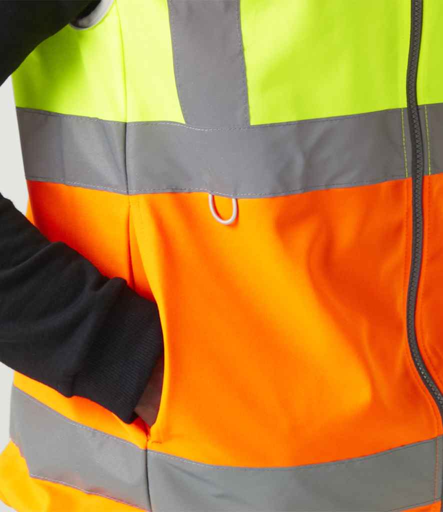 Regatta High Visibility Pro Full Zip Gilet - Yellow/Orange