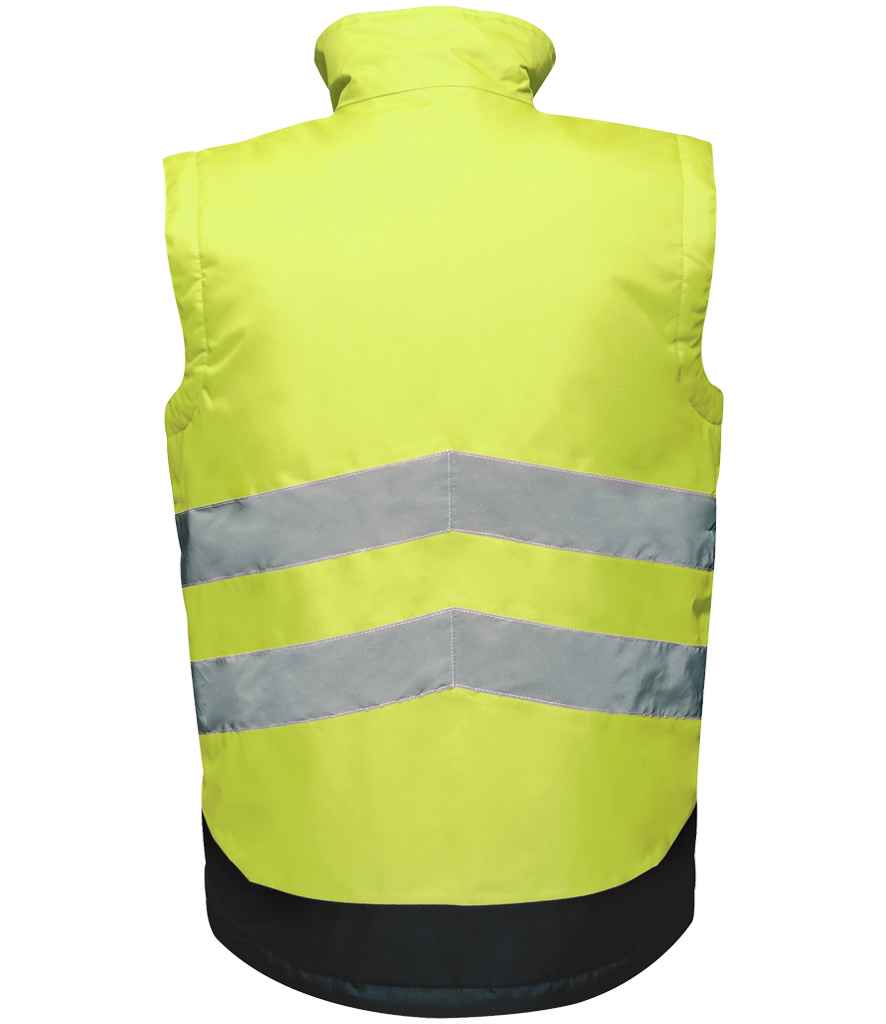 Regatta High Visibility Pro Bodywarmer - Yellow/Navy